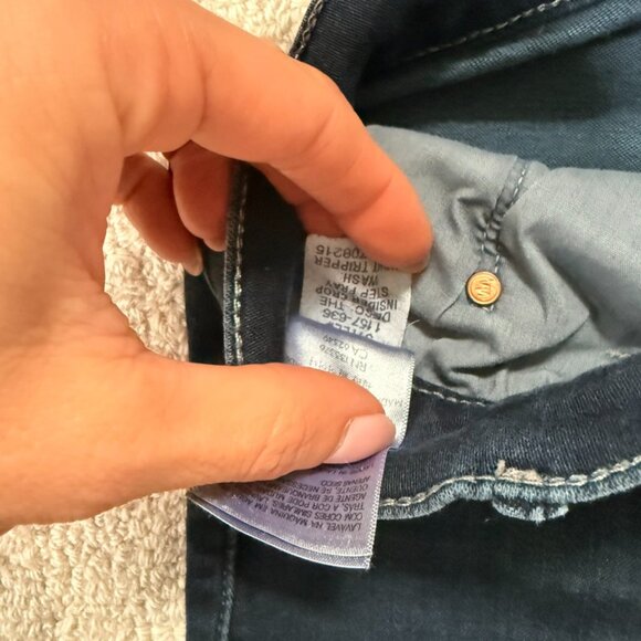 Mother The Hustler Ankle Fray in Night in Paris Size 26 , worn twice - Picture 5 of 5